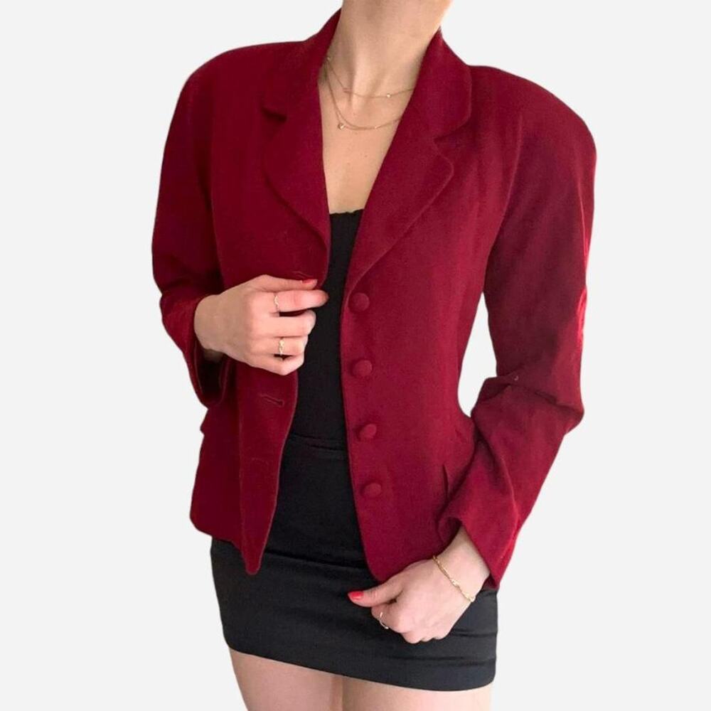 Vintage red gianni blazer 90s - size 4